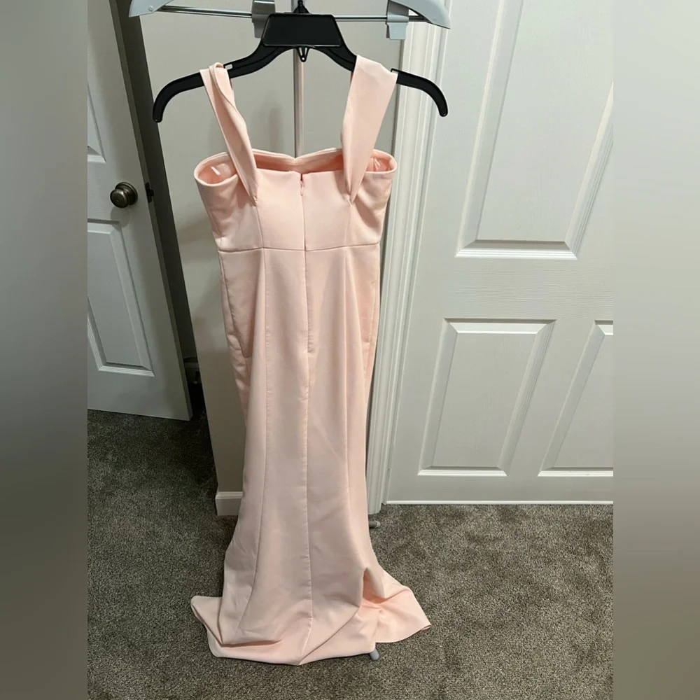 LIKELY Bartolli Blush Pink Off-the-Shoulder Mermaid Gown Size 0 NWT